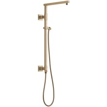 Emerge 26" Angular Shower Column with Hose and Integrated Diverter - Less Shower Head and Hand Shower