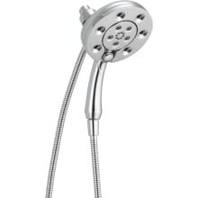 Universal Showering Round 2.5 GPM Multi Function 2-in1 In2ition Shower Head and Hand Shower with H2Okinetic and MagnaTite Technology