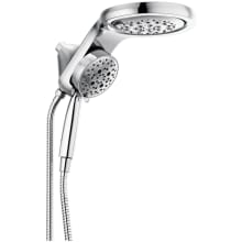 Universal Showering Round 1.75 GPM Multi Function 2-in1 In2ition Shower Head and Hand Shower with Touch Clean, H2Okinetic and MagnaTite Technology