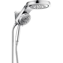 Universal Showering Round 2.5 GPM Multi Function 2-in1 In2ition Shower Head and Hand Shower with Touch Clean, H2Okinetic and MagnaTite Technology