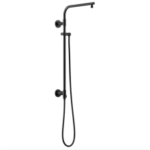 Emerge 26" Round Shower Column with Hose and Integrated Diverter - Less Shower Head and Hand Shower