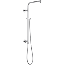 Emerge 26" Round Shower Column with Hose and Integrated Diverter - Less Shower Head and Hand Shower
