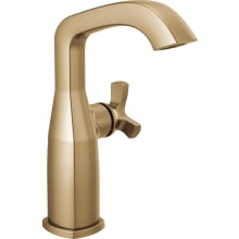 Stryke 1.2 GPM Single Hole Bathroom Faucet with Helo Style Handle and Diamond Seal Ceramic Disc Cartridges