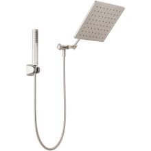 Universal Showering 1.75 GPM Single Function Modern Rain Shower Head and Hand Shower Combo with Adjustable Extension Arm and Touch-Clean Nozzles