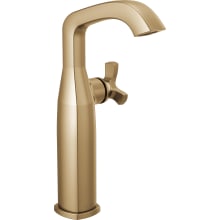 Stryke 1.2 GPM Vessel Single Hole Bathroom Faucet with Helo Style Handle and Diamond Seal Ceramic Disc Cartridges
