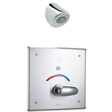 Commercial Hardwire Metering Electronic Shower System with 10" Control Box Pressure Balanced Valve and Single Function Shower Head