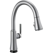 Coranto 1.8 GPM Single Hole Pull Down Touchless Kitchen Faucet with Touch2O, Diamond Seal, and ShieldSpray Technologies - Includes Escutcheon