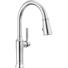 Renaldi 1.8 GPM Single Hole Pull Down Kitchen Faucet with Magnetic Docking Spray Head