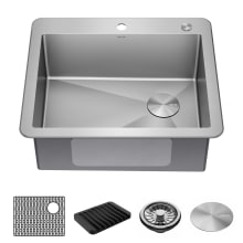 Marca 25" Undermount Single Basin Stainless Steel Kitchen Sink