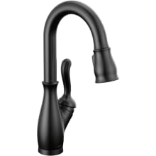 Leland 1.8 GPM Single Hole Pull Down Touch2O Bar Faucet with Touchless and Touch-Clean Technology, MagnaTite Docking, and Diamond Seal Cartridges