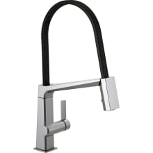 Pivotal Pull-Down Kitchen Faucet with Exposed Hose and Magnetic Docking Spray Head - Limited Lifetime Warranty