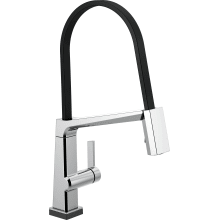 Pivotal Pull-Down Kitchen Faucet with Exposed Hose, On/Off Touch Activation, Magnetic Docking Spray Head - Limited Lifetime Warranty (5 Year on Electronic Parts)