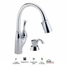 Delta Allora Kitchen Faucets At Faucet Allora Pull Down Kitchen Faucet With Magnetic Docking Spray Head And Soap Lotion Dispenser