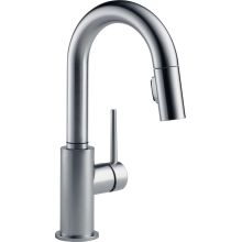 Trinsic 1.8 GPM Single Hole Pull-Down Bar/Prep Faucet with Magnetic Docking Spray Head