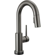 Trinsic 1.8 GPM Single Hole Pull Down Touch2O Bar Faucet with Touchless and Touch-Clean Technology, MagnaTite Docking, and Diamond Seal Cartridges