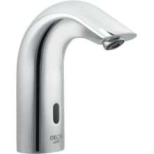Commercial 0.5 GPM Single Hole Battery Operated Electronic Bathroom Faucet