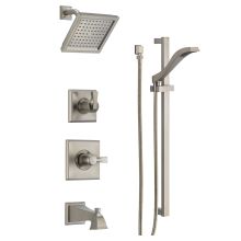 Monitor 14 Series Pressure Balanced Tub and Shower System with Shower Head, Hand Shower, and Slide Bar - Includes Rough-In Valves
