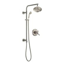 Cassidy Thermostatic Shower System with Shower Head, Hand Shower, Slide Bar, Hose, and Valve Trim