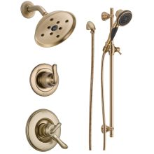 Monitor 17 Series Dual Function Pressure Balanced Shower System with Integrated Volume Control, Shower Head, and Hand Shower - Includes Rough-In Valves