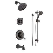 Monitor 17 Series Pressure Balanced Tub and Shower System with Volume Control, Shower Head, Hand Shower, and Slide Bar - Includes Rough-In Valves