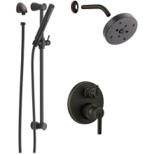 Trinsic Pressure Balanced Shower System with Shower Head, Shower Arm and Hand Shower - Includes Rough-In