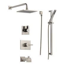 Monitor 14 Series Pressure Balanced Tub and Shower System with Shower Head, Hand Shower, and Slide Bar - Includes Rough-In Valves