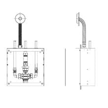Commercial Electronic Thermostatic Rough-In Valve