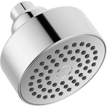 Modern 1.75 GPM Round Single Function Shower Head with Touch-Clean Technology
