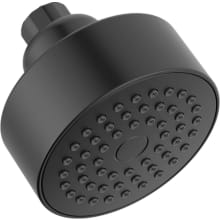 Modern 1.75 GPM Round Single Function Shower Head with Touch-Clean Technology