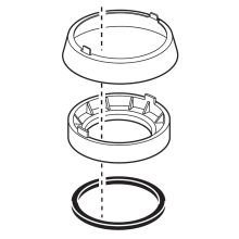 Savile Replacement Kitchen Faucet Trim Ring, Base Plate, and Gasket