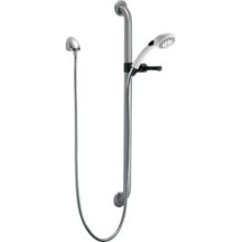 2.5 GPM Single Function Hand Shower with Grab Bar and Elbow - Limited Lifetime Warranty