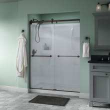 Trinsic 60" Wide Sliding Frameless Shower Door with Frosted Glass
