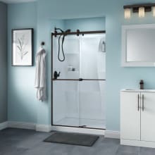 Trinsic 48" Wide Sliding Frameless Shower Door with Clear Glass