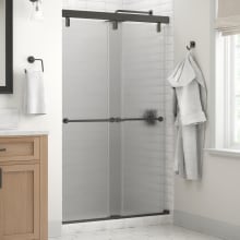 Trinsic 71-1/2" High x 48" Wide Bypass Semi Frameless Shower Door with Frosted Glass