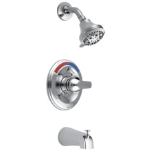 Commercial Single Handle Monitor Tub / Shower Valve Trim Only with Pressure Balance Cartridge and Lever Handle