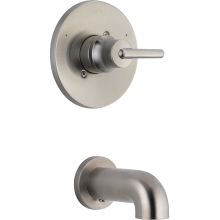 Wall Mounted Bathtub Faucet Only - Less Rough-In Valve