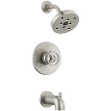 Trinsic Tub and Shower Trim Package with 1.75 Single Function Shower Head and H2Okinetic Technology