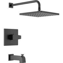 Modern Tub and Shower Trim Package with 1.75GPM Single Function Shower Head - Less Rough-In
