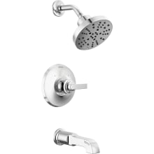 Tetra Monitor 14 Series Tub and Shower Trim Package with 1.75 GPM Multi Function Shower Head - Less Rough In