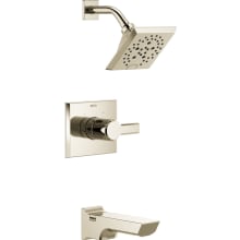 Pivotal Tub and Shower Trim Package with 1.75 GPM Multi Function Shower Head