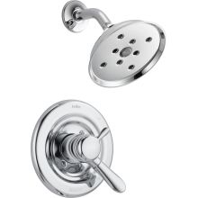 Lahara Monitor 17 Series Dual Function Pressure Balanced Shower Only with H2Okinetic Shower Head and Integrated Volume Control - Less Rough-In Valve