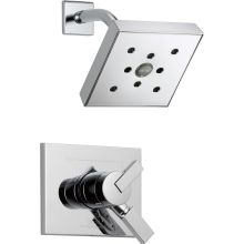 Vero Monitor 17 Series Dual Function Pressure Balanced Shower Only with H2Okinetic Shower Head and Integrated Volume Control - Less Rough-In Valve