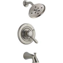 Lahara Monitor 17 Series Dual Function Pressure Balanced Tub and Shower with H2Okinetic Shower Head and Integrated Volume Control - Less Rough-In Valve