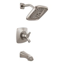Tesla Monitor 17 Series Dual Function Pressure Balanced Tub and Shower with Integrated Volume Control - Less Rough-In Valve