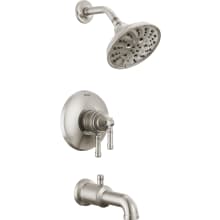 Broderick Monitor 17 Series Dual Function Pressure Balanced Tub and Shower with Integrated Volume Control - Less Rough-In Valve