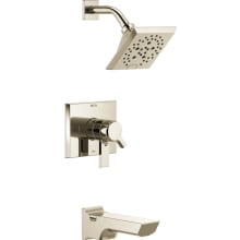 Pivotal Tub and Shower Trim Package with 1.75 GPM Multi Function Shower Head