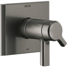 Pivotal Thermostatic Valve Trim Only with Double Lever Handle - Less Rough In