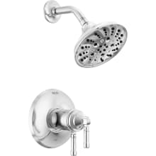 Broderick Tempassure 17T Series Dual Function Thermostatic Shower Only with H2Okinetic Shower Head and Integrated Volume Control - Less Rough-In Valve