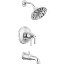 Broderick Tempassure 17T Series Dual Function Thermostatic Tub and Shower with H2Okinetic Shower Head and Integrated Volume Control - Less Rough-In Valve