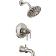 Broderick Tempassure 17T Series Dual Function Thermostatic Tub and Shower with H2Okinetic Shower Head and Integrated Volume Control - Less Rough-In Valve